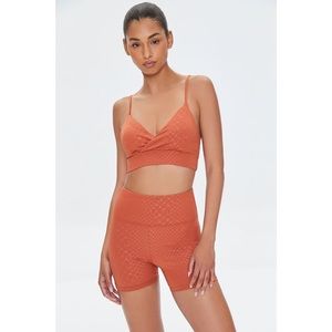 NWT Forever 21 Snake Print Workout Two Piece Set